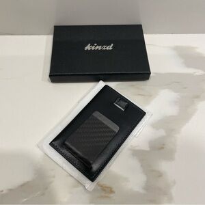 Kinzd Carbon Fibre Money Clip Card Holder